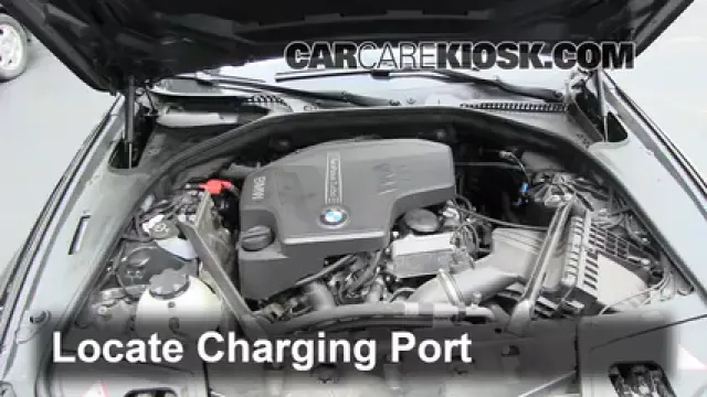 2012 BMW 528i xDrive 2.0L 4 Cyl. Turbo Air Conditioner Recharge Freon